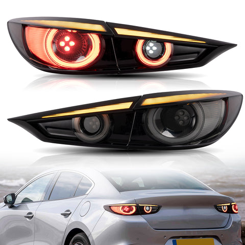 Vland LED Tail Lights Fit Mazda 3 Sedan (2014-2018)