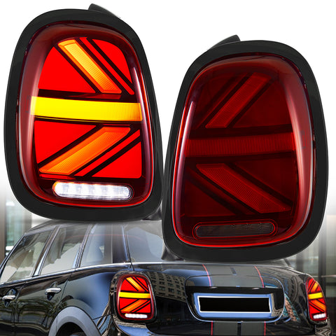 Vland LED Tail lights Fit Mini Cooper Hatch F55 F56 F57 2014-2019