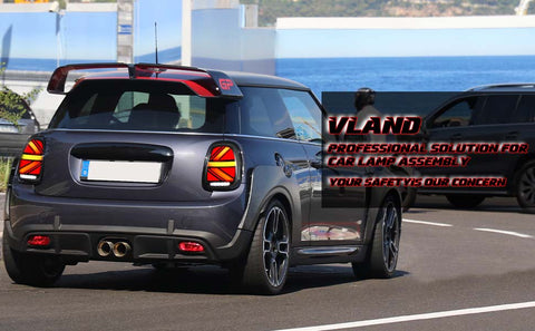 Vland LED Tail lights Fit Mini Cooper Hatch F55 F56 F57 2014-2019