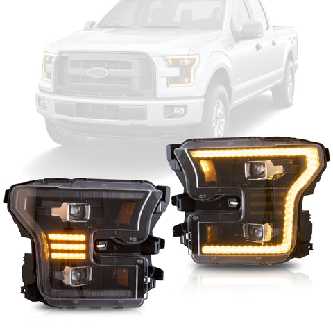 Vland LED Headlights Fit Ford F150 Halogen 2015 2016 2017